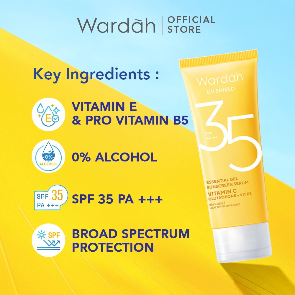 Wardah UV Shield Essential Sunscreen Gel